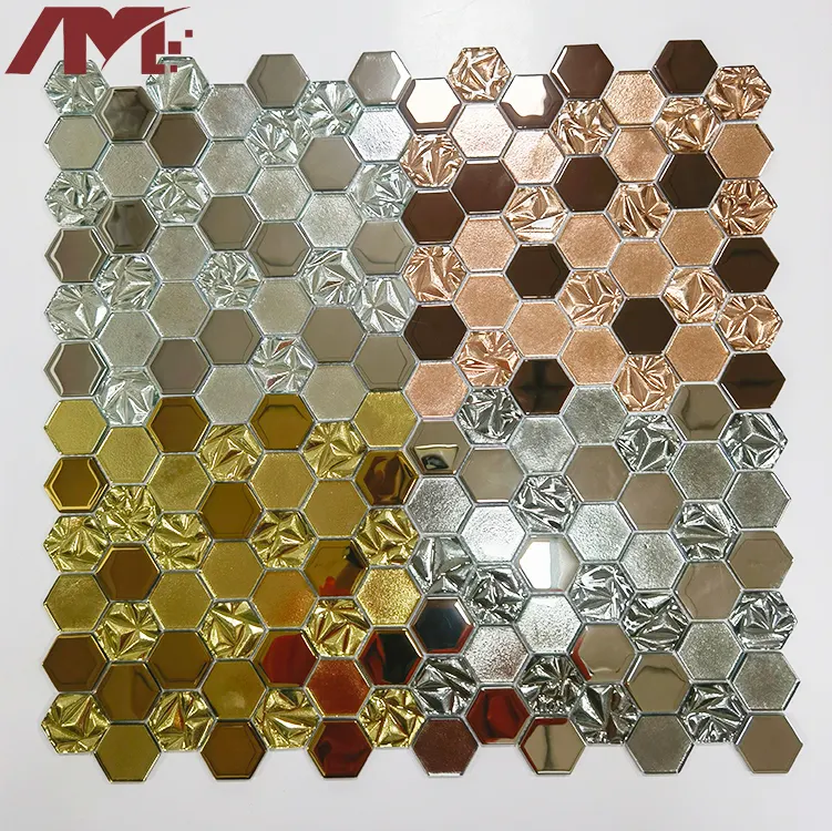 Brown Glass Mosaic Tile 300x300mm