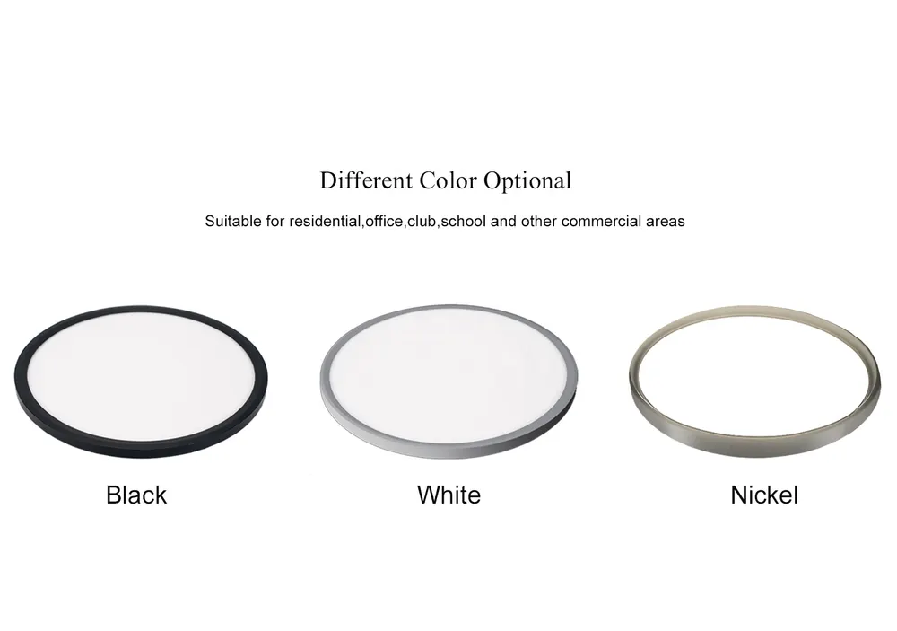 Adjustable Dimmable Recessed Round LED Panel Light 24-96W