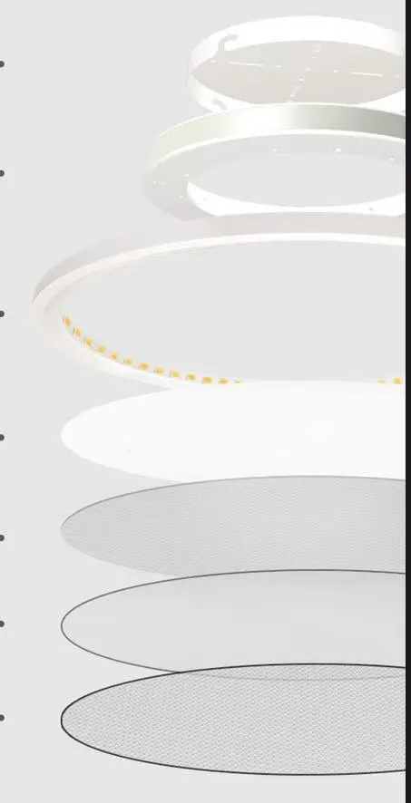 Aluminum LED Ceiling Light 50W For Indoor Ceiling Lighting