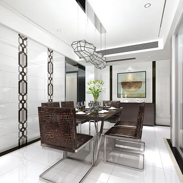 Calacatta White Porcelain Floor Tile 600x600mm