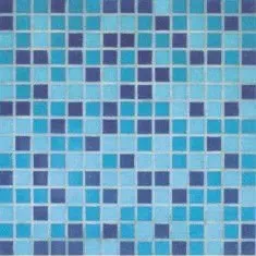 Blue Glass Mosaic Tile 6-8mm Thick