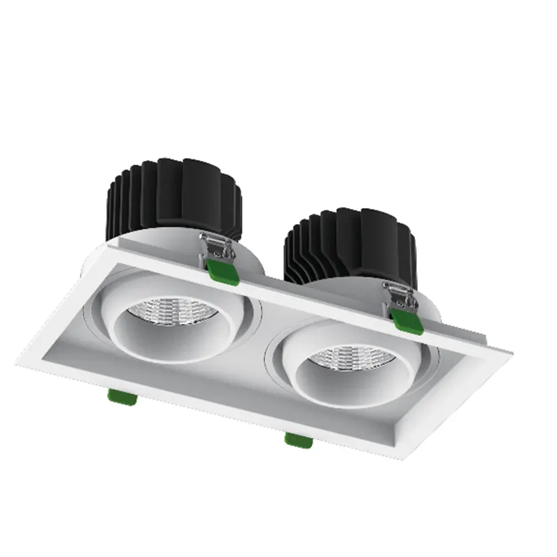 Adjustable Aluminum LED Grille Spotlight 24-32W