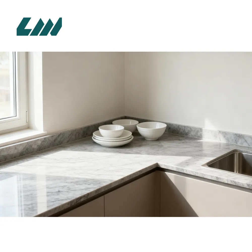 3D-Printed Marble-Look Engineered Quartz Slab 3200x1600mm