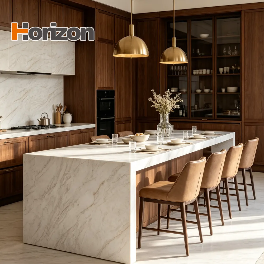 3D-Printed Polished Engineered Quartz Slab