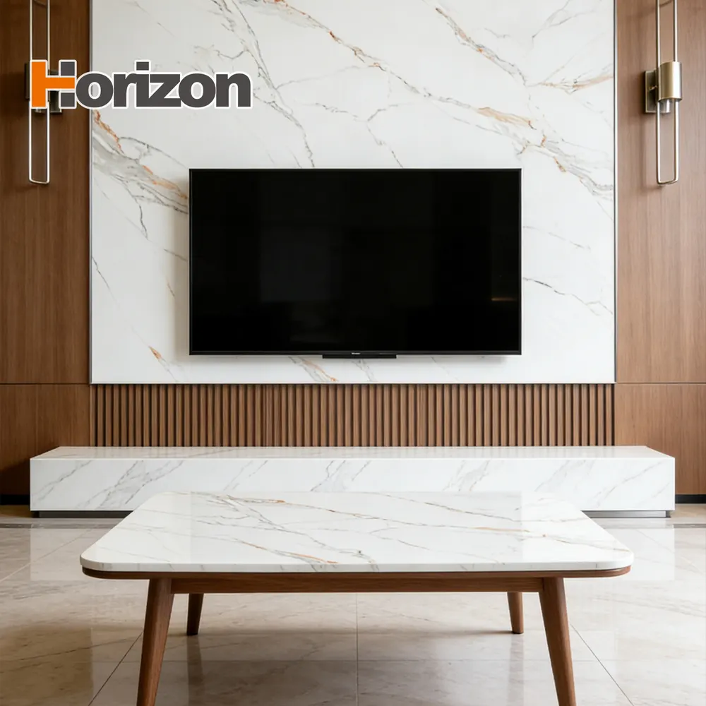 Calacatta Cream White Sintered Stone Slab 1600x3200mm