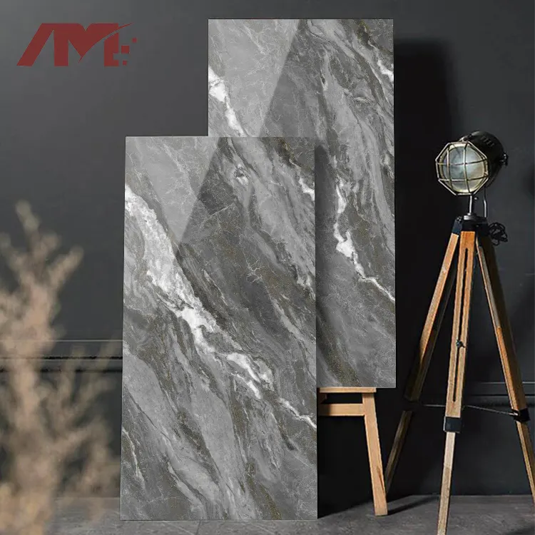 Black Polished Sintered Stone Slab 750x1500mm