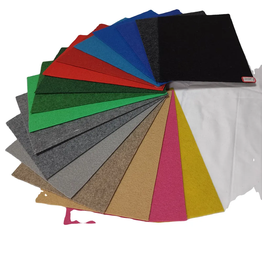 Needle-Punched Polyester Floor Carpet 1-4mm Thick