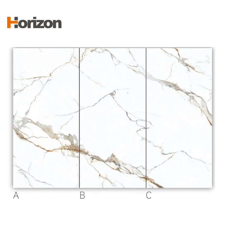 Calacatta White Sintered Stone Slab 1600x3200mm