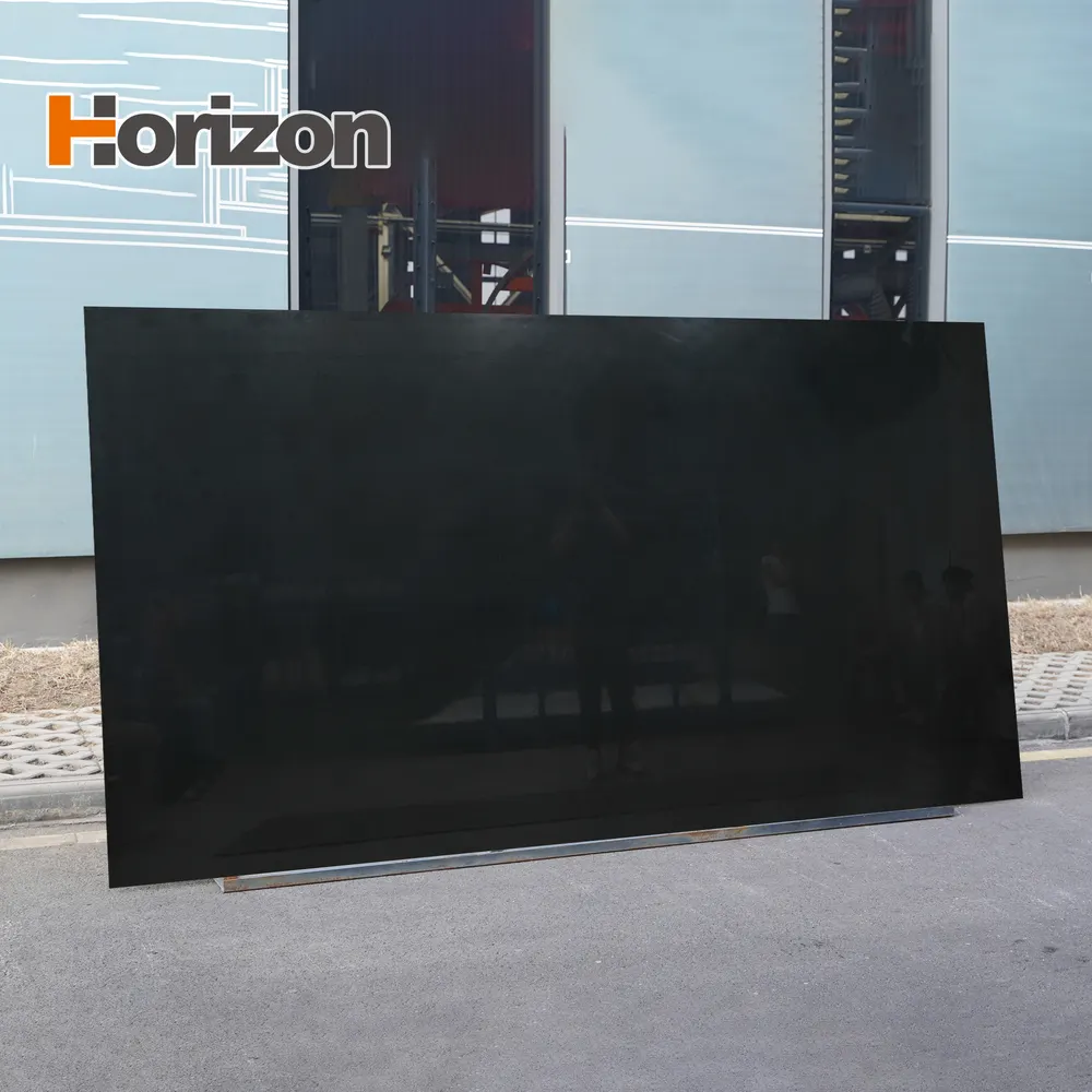 Black Sintered Stone Slab 1600x3200mm 2.5mm Thick