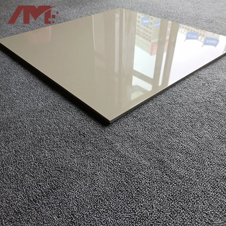 Beige Polished Porcelain Floor Tile 600x600mm
