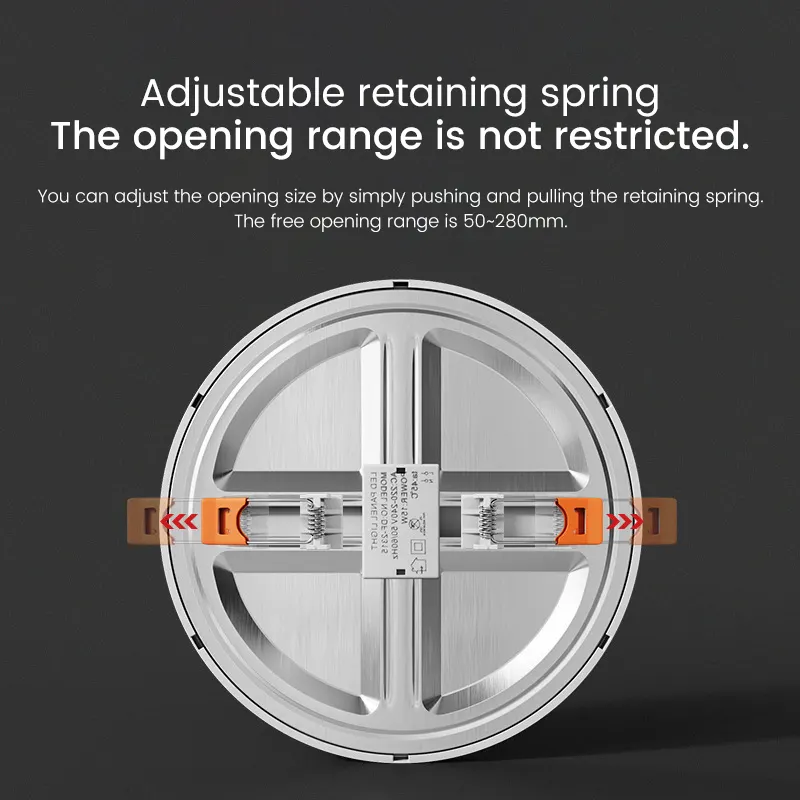 Adjustable Recessed LED Panel Light For Indoor Lighting