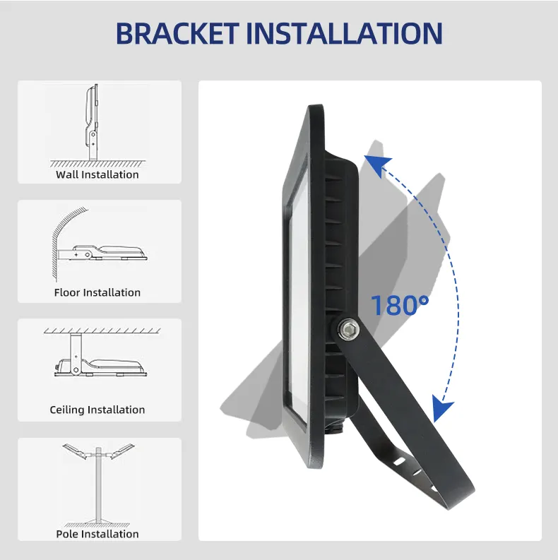 Aluminum LED Floodlight 100/500W 220V IP66