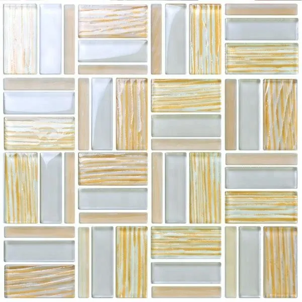 Blue Glass Mosaic Tile 6-8mm Thick
