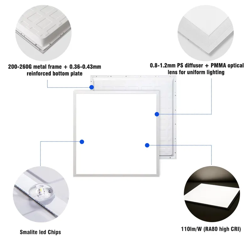 Aluminum LED Ceiling Light 24-120W 3000K/4000K/6500K