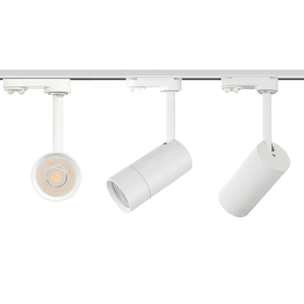 Adjustable Aluminum COB LED Track Spotlight 12-40W