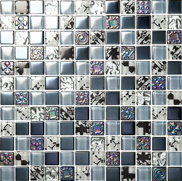 Blue Glass Mosaic Tile 300x300