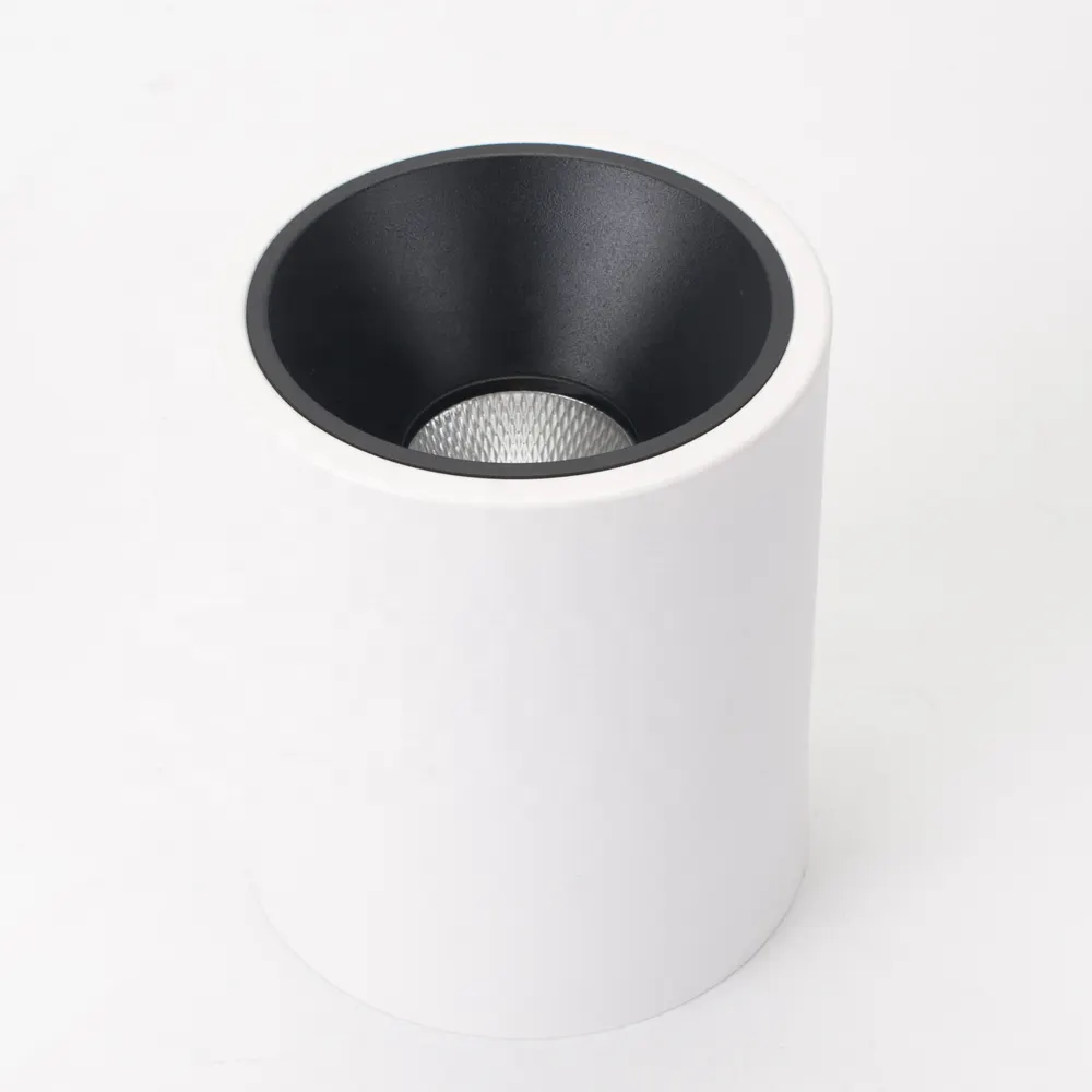 Anti-Glare Dimmable Square LED Ceiling Light Black/White 15-40W IP65