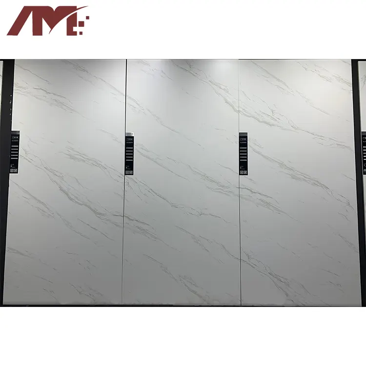 Carrara Polished Sintered Stone Slab 300x120mm