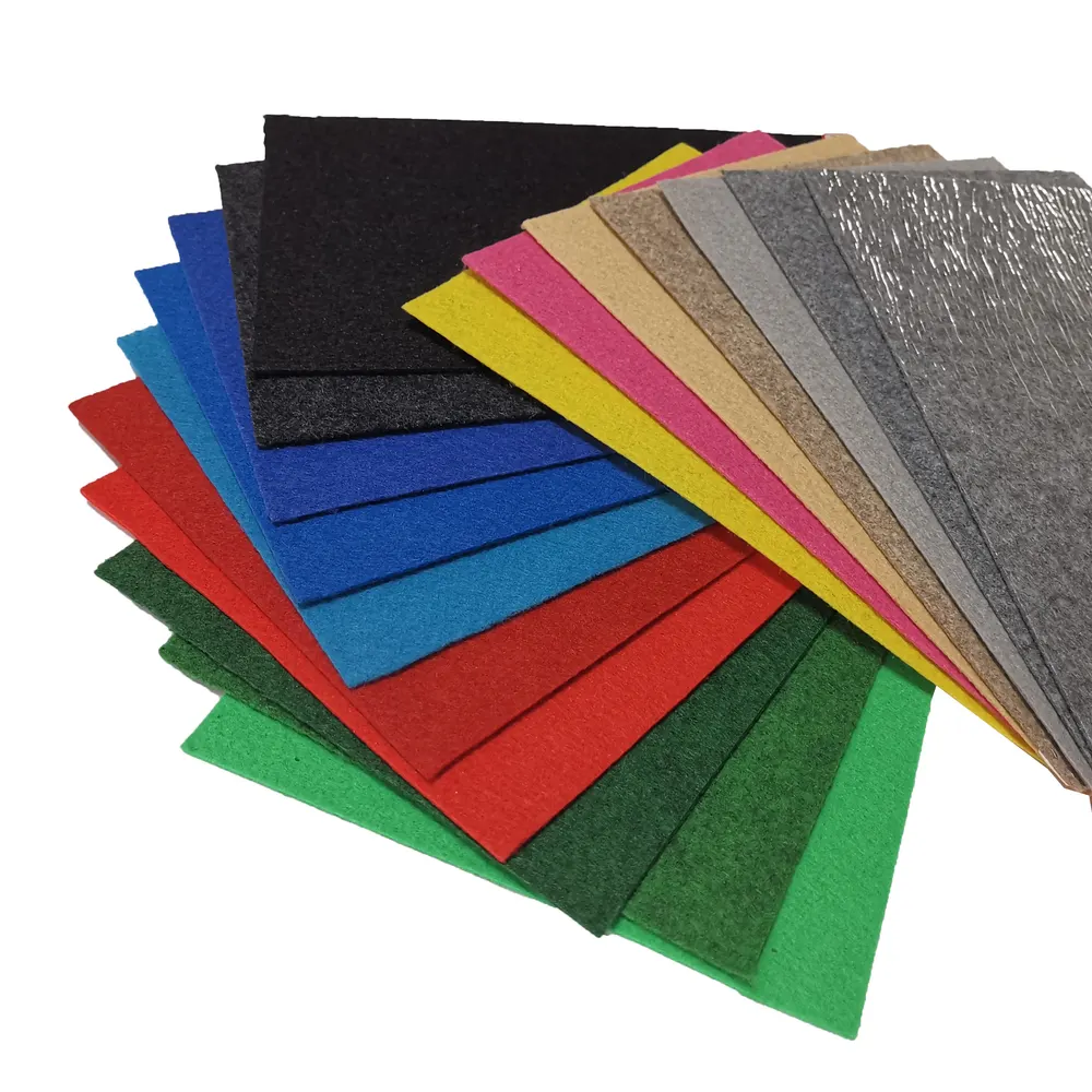 Needle-Punched Red Polyester Exhibition And Event Carpet