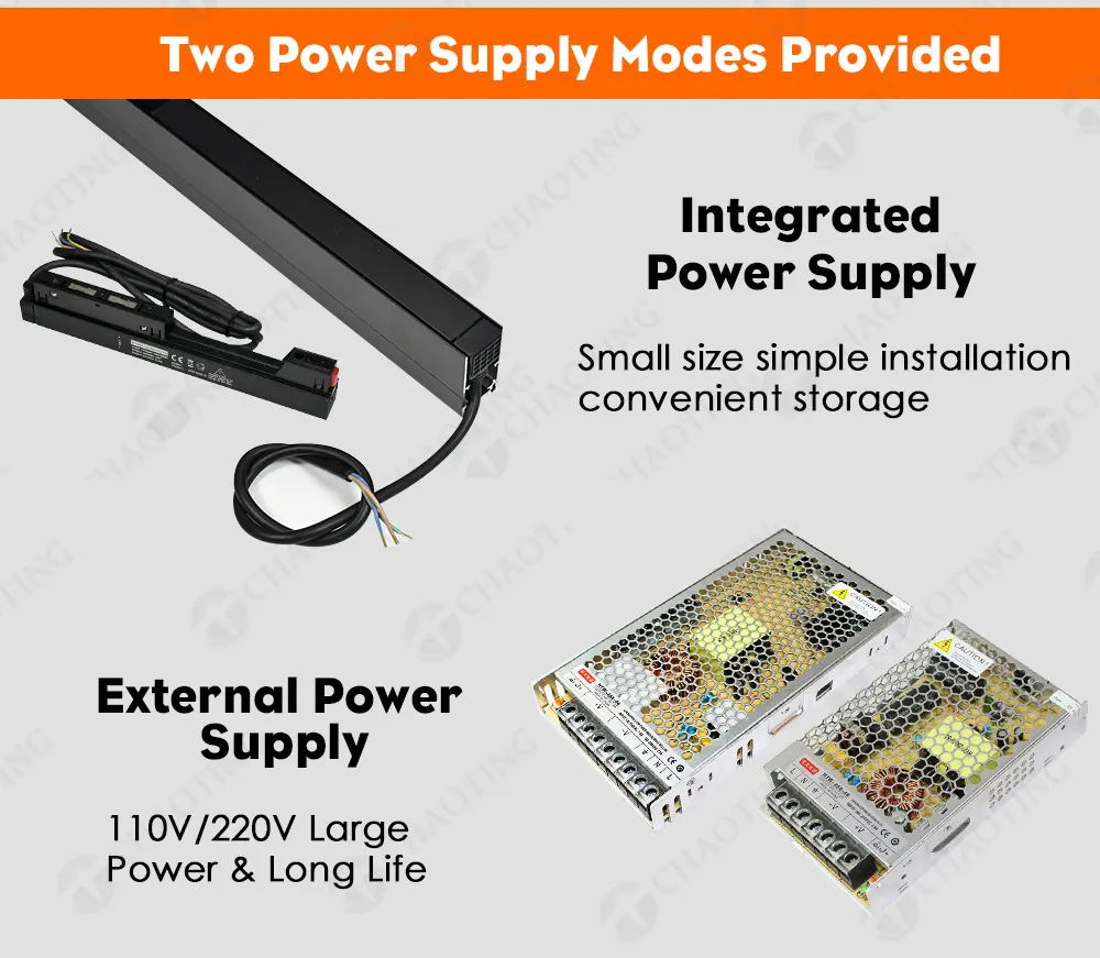 Adjustable Smart Aluminum Magnetic LED Track Spotlight 6-24W