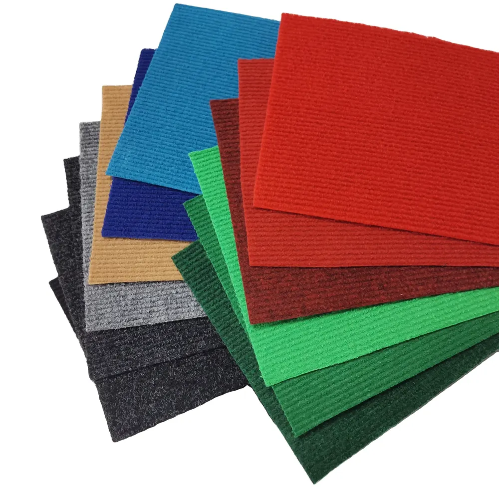 Needle-Punched Red Polyester Carpet Roll 2-6mm Thick