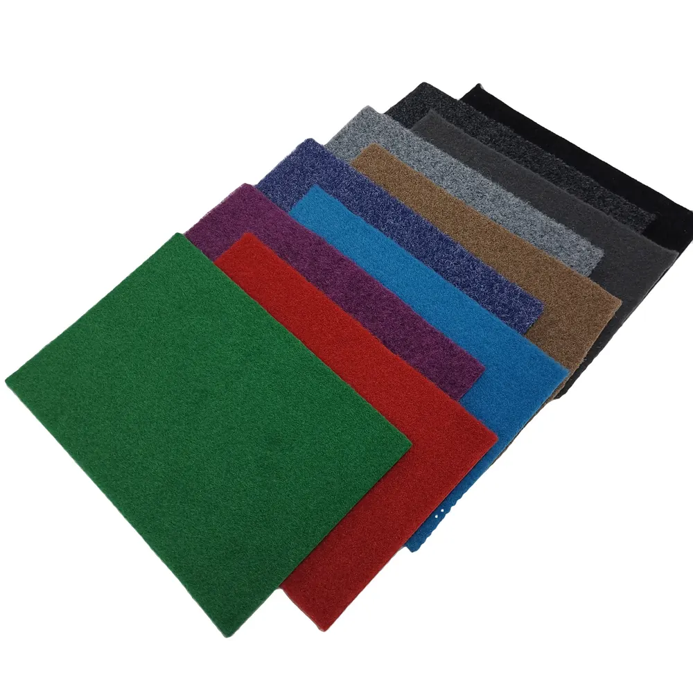 Green Polyester Exhibition And Event Carpet 4-8mm Thick