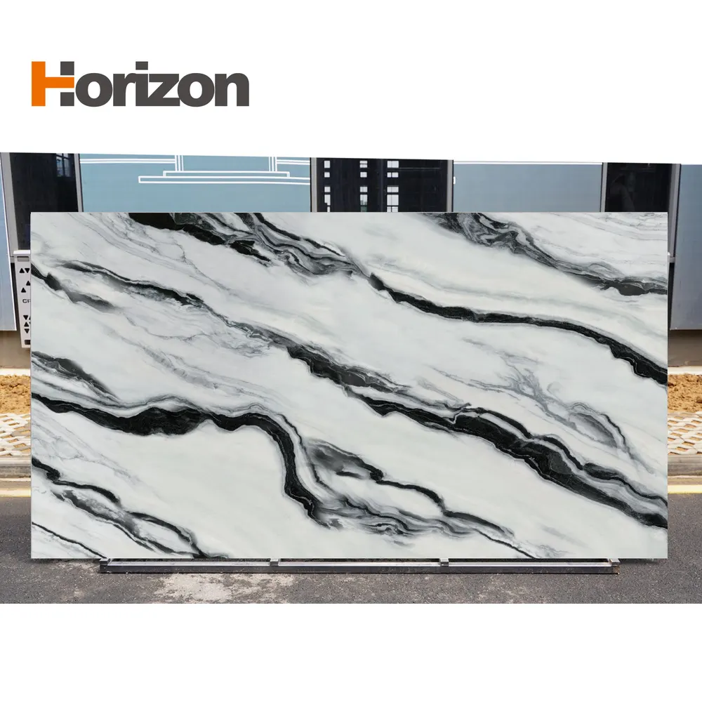 3D-Printed Marble-Look Engineered Quartz Slab