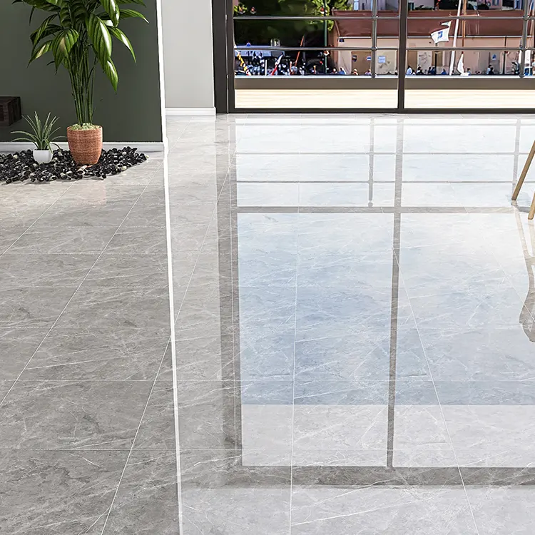 Calacatta Gray Polished Porcelain Floor Tile 600x600mm