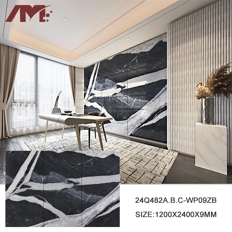 Glossy Sintered Stone Slab 1200x2400mm
