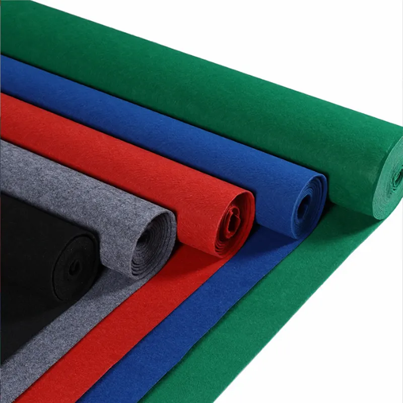 Green Polyester Exhibition And Event Carpet
