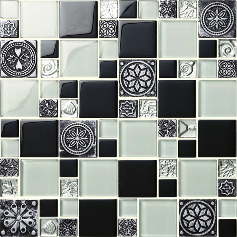 Glass Mosaic Tile 300x300 For Interior Use