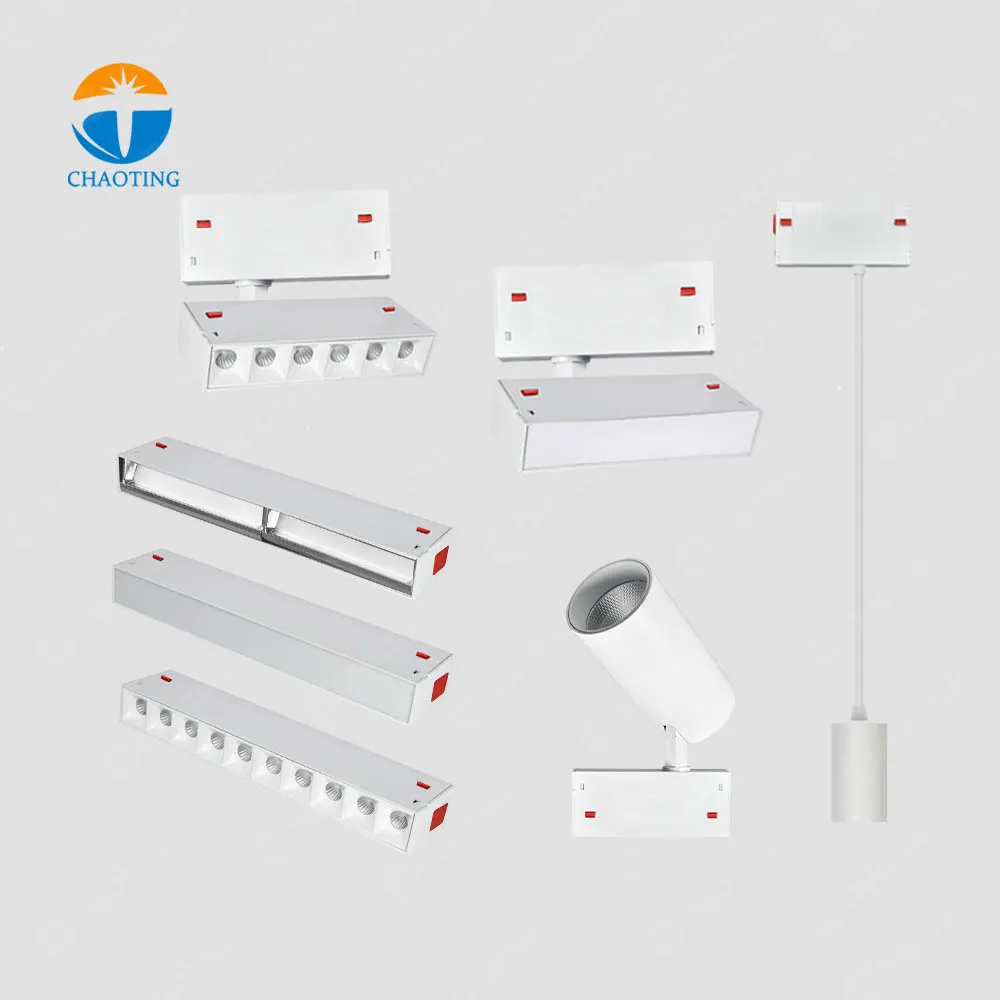 Adjustable Recessed Aluminum LED Track Spotlight 7-30W 2700K/3000K/5000K