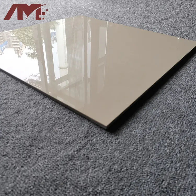Beige Polished Porcelain Floor Tile 600x600mm