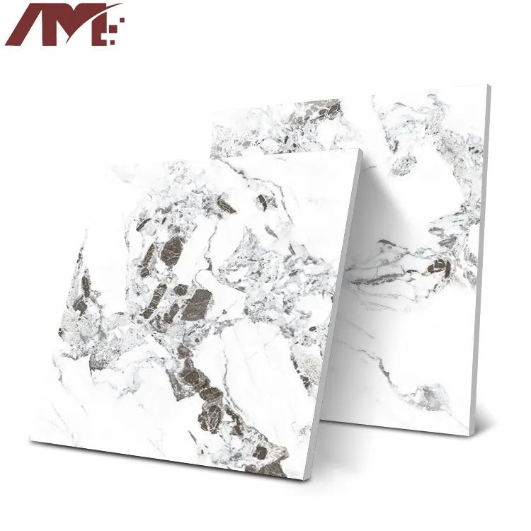 Calacatta White Porcelain Wall And Floor Tile 600x600mm