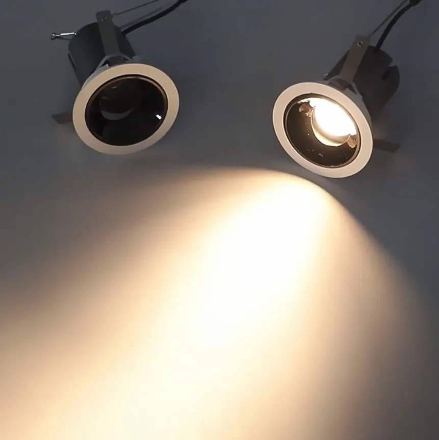 Adjustable Recessed Aluminum COB LED Downlight 9-40W 2000K/3000K/4000K