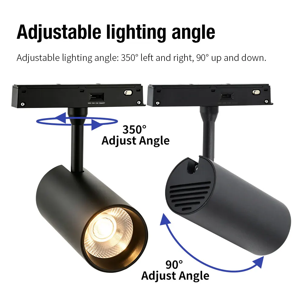 48V Smart Dimmable Magnetic LED Track Spotlight