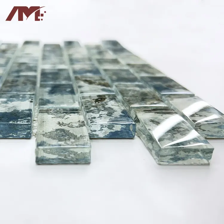 Glass Mosaic Tile 320x297mm For Wall And Floor Use