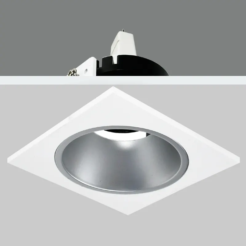 Anti-Glare Recessed Aluminum LED Downlight 90mm