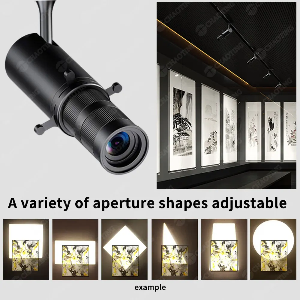 Adjustable Aluminum Magnetic LED Track Spotlight 10/30W