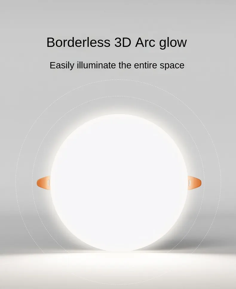 Adjustable Trimless Recessed Square LED Panel Light 9-36W