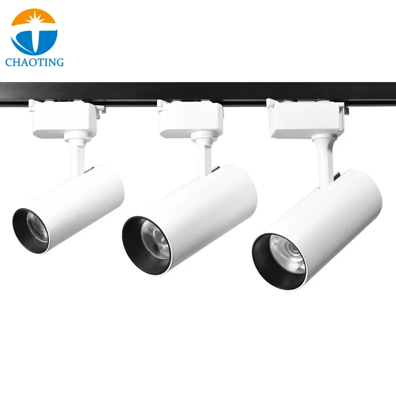 Adjustable Aluminum LED Track Spotlight 30W For 2-Wire Track