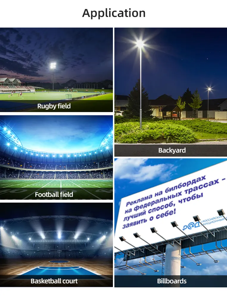 Aluminum LED Floodlight 200W IP66