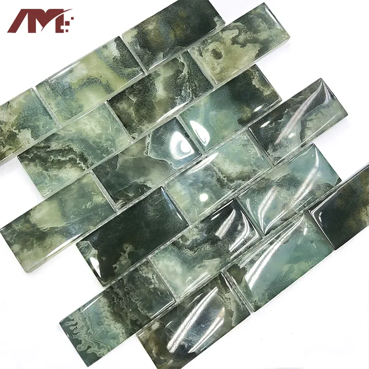 Glass Mosaic Tile 345x296x6mm