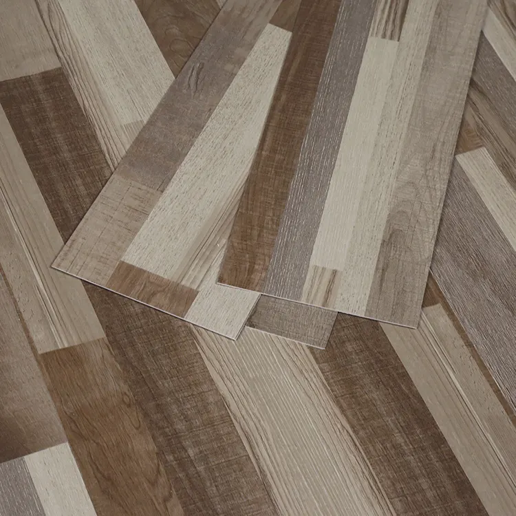 Wood-Look Self-Adhesive LVT Vinyl Flooring 1.5mm Thick