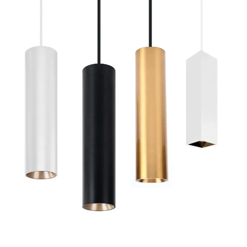 Aluminum Pendant Light Black/White/Gold 8-30W