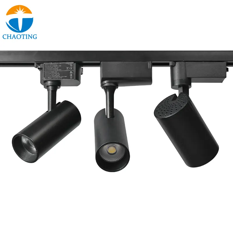 Adjustable Aluminum LED Track Spotlight 30W For 2-Wire Track