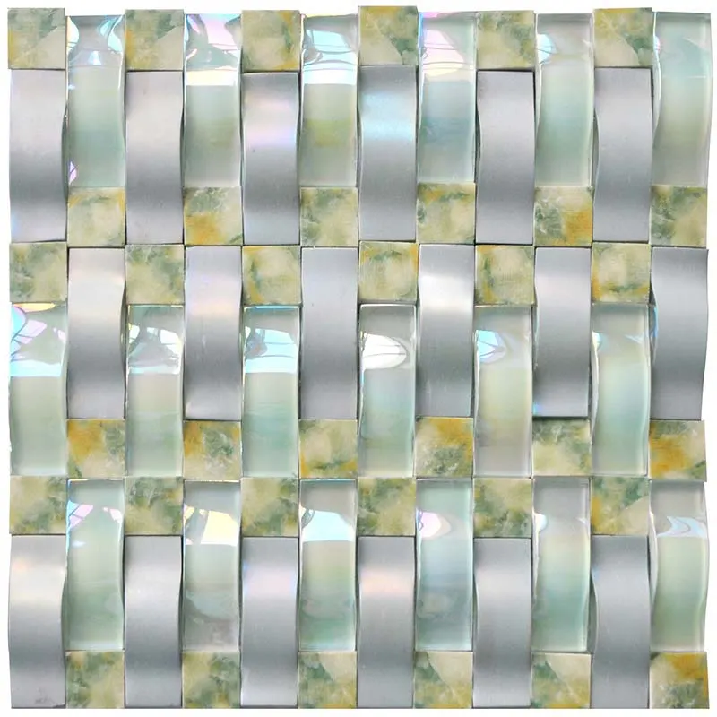 Glass Mosaic Tile 15x15mm