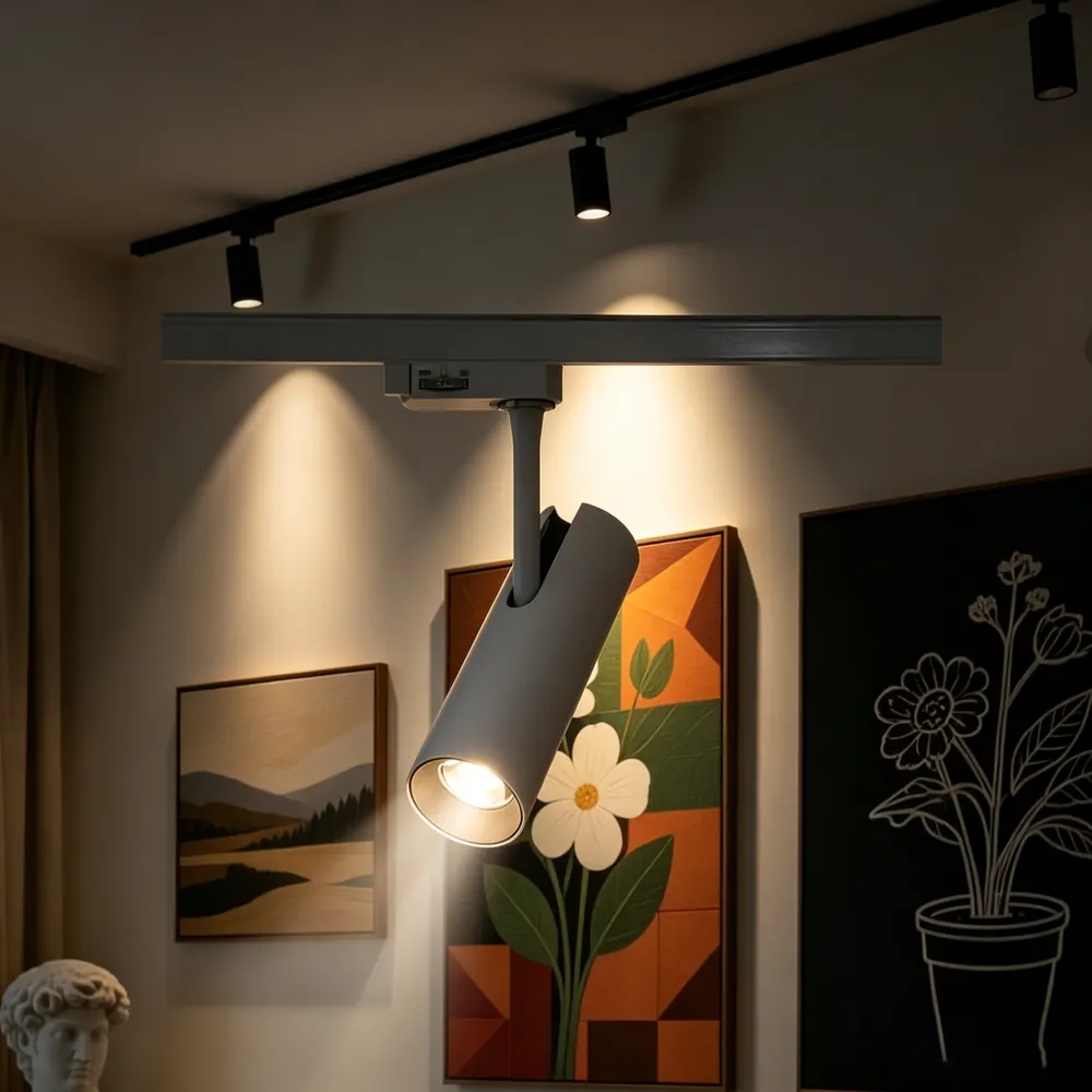 Adjustable Aluminum LED Track Spotlight 1-30W