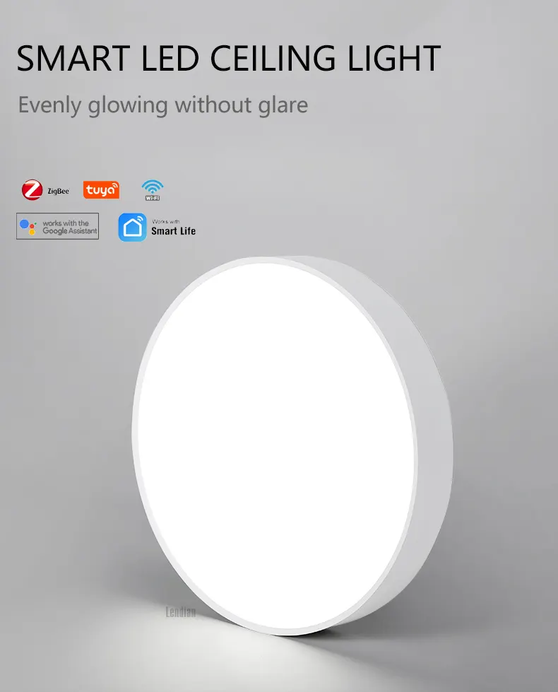 Adjustable Smart Round LED Panel Light 400x48