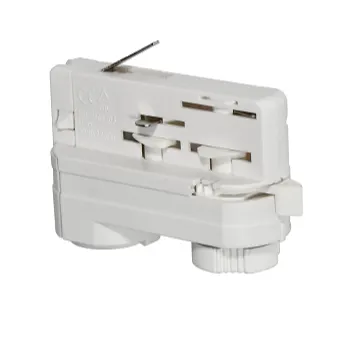 4-Wire 3-Circuit Track Adapter Black/White